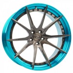 ZP.FORGED 16 Deep Concave | Brushed Black / Atlantis Blue Lip ZP.FORGED 16 Deep Concave | Brushed Black / Atlantis Blue Lip